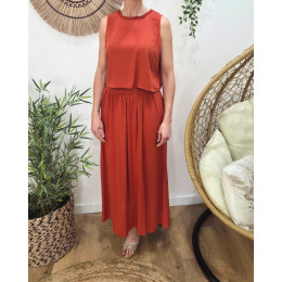 Ensemble femme torsadé Terracotta Serafina