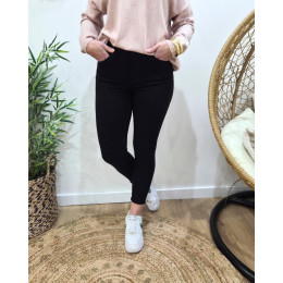 Pantalon femme marine skinny 7/8