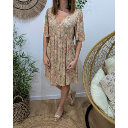 Robe chemise femme multicolore Camina