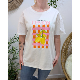 T-Shirt femme oversize The sweet lemon