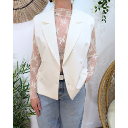 Top manches longues Azel beige