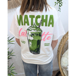T-shirt femme matcha latte