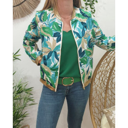 Bombers Océane vert et bleu