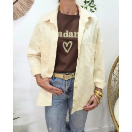 Veste femme beige Thyliane