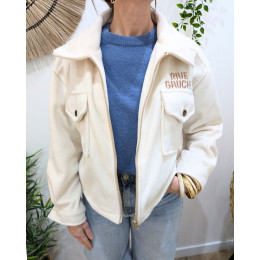 Veste courte femme écru RIVE GAUCHE