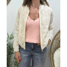 Bombers femme beige Eponine