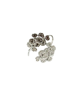 Bague femme acier argenté Mayra