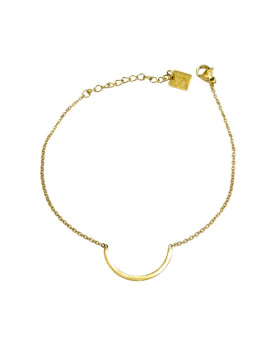 Bracelet acier doré Lazarine