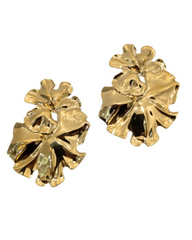 Boucles d'oreilles femme dorées Martine