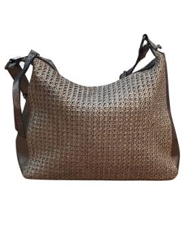 Sac à main femme bimatière Liviane-Bronze