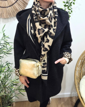 Sac à main cuir femme bandoulière Lyanna-Or