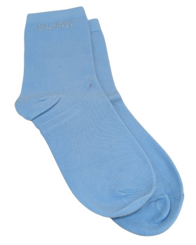 Chaussettes strass GLAM-Bleu ciel