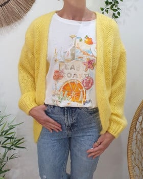 Gilet femme Cala-Jaune