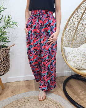 Pantalons imprimés femme hotsell