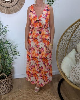 Robe longue femme Swan-Taille unique