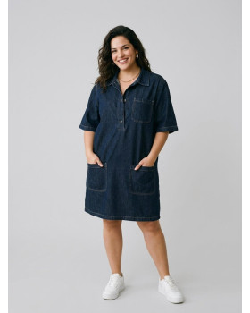 Robe en jean brut femme Eustelle