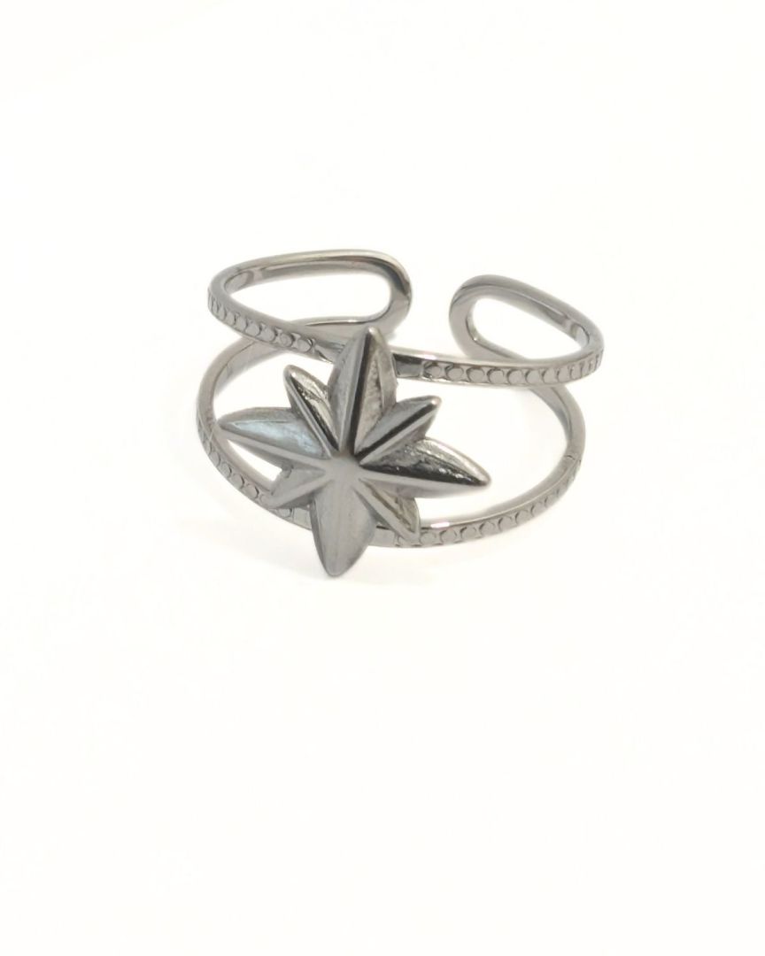 Bague femme acier argenté Rasmine