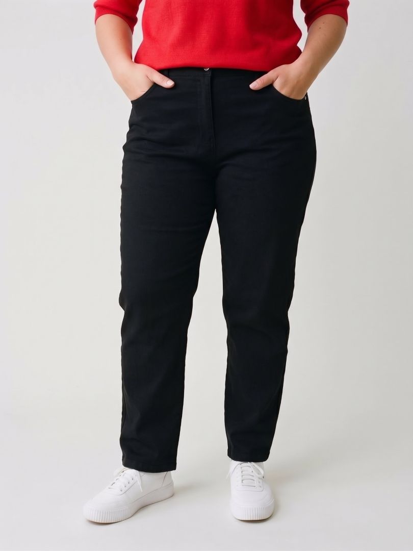 Jean femme mom noir Lova