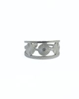 Bague femme acier argenté Théa