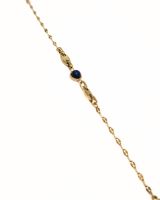 Bracelet femme acier doré et pierres Alvhid