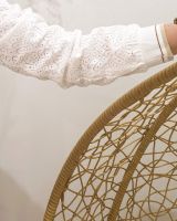 Bombers blanc cassé dentelle
