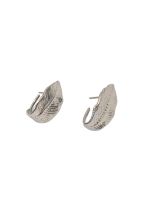 Boucles d'oreilles femme acier argent Amapola