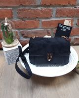 Sac à bandoulière noir et doré Sacochis