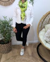 Foulard femme feuilles et dorures Erynn