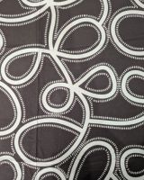 Echarpe femme marron motifs beiges Maeva