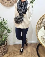 Sac banane femme moumoute léopard