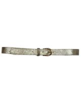 Ceinture femme cuir dorée boucle dorée Vega