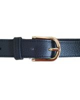 Ceinture femme cuir noir grande taille