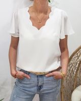 Blouse femme Emmanuelle écru