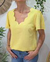 Blouse femme Emmanuelle jaune
