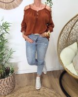 Blouse femme épaules et manches ajourées Cécile