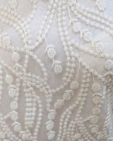 Blouse femme brodées beige Lumi