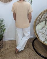 Blouse femme beige boutonnée Sorell