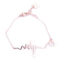 Bracelet Lolilota fantaisie acier cuivré ligne de vie