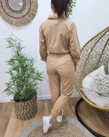 Combinaison camel femme manches longues Mahé