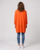 Gilet long femme uni