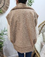 Gilet sans manches femme Renata camel