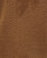 Gilet femme sans manche bouclettes camel Alya