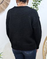 Gilet femme boutons coeurs dorés