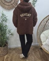 Manteau femme bouclette SUNDAY social club
