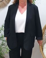 Veste tailleur femme grande taille noir