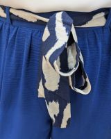 Pantalon femme fluide bleu roi Yunaé