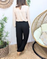 Pantalon fluide femme fin noir Eméria