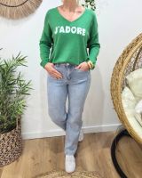Jean femme droit power stretch bleu clair taille haute coupe confort
