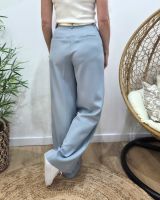 Pantalon femme fluide bleu Allegra