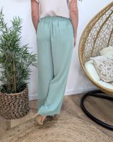 Pantalon femme fluide vert d'eau Aricia